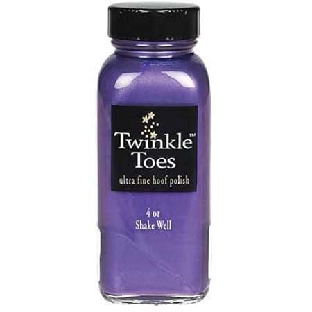 Twinkle Glitter Products Toes Satin Hoof Polish, Purple