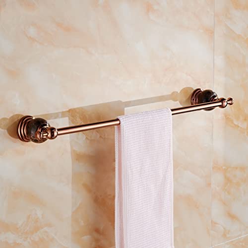 Support de salle de bain suspendu avec finition antique et double tige premium