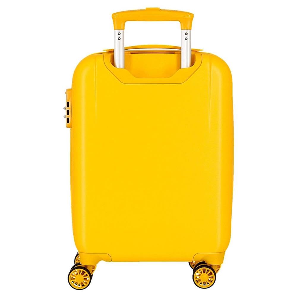 Disney Mickey All Smile Valigia da cabina Multicolor 38x55x20 cm ABS rigido Lucchetto a combinazione laterale 35L 2 kg 4 ruote doppie Bagaglio a mano