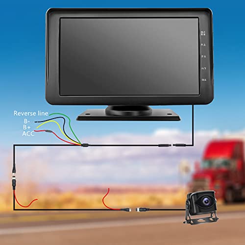 OBEST Kit di Telecamera Inversione AHD, Monitor da...