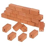 TOYANDONA 30 Stück Teiliges Miniatur Ziegelstein aus Keramik Realistisch Gestaltete Kleine Bausteine für DIY Mikro Landschaftsmodell für Eltern zum Gemeinsamen Basteln und Dekorieren