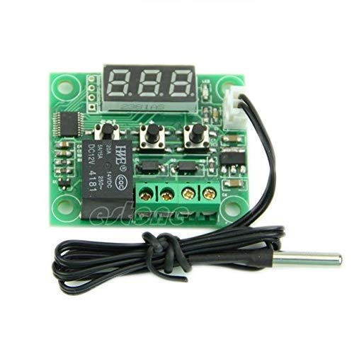 Techtonics W1209-50~100 digital temperature controller thermostat switch 12V with sensor (B07QD7CXSD) Amazon Price History, Amazon Price Tracker