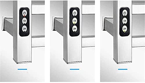 Sèche-Serviettes électrique Mural - 10 Barres, Acier Inoxydable 304, avec minuterie, pour Un Confort et Une commodité optimaux.