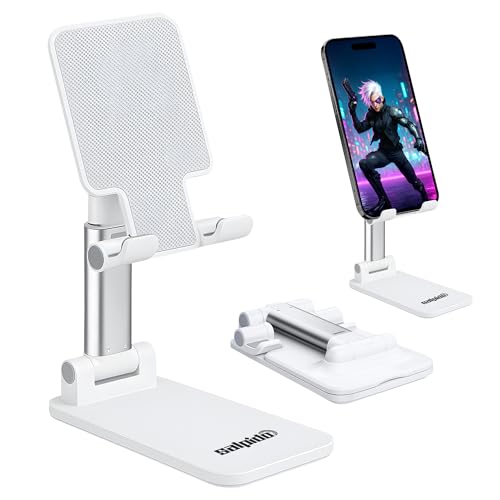 Salpido SL-22 Adjustable Mobile Stand for Desk, Folding Mobile Stands, Portable and Flexible Mobile Holder with Universal Compatibility, Stable & Solid Table Mobile Stand, Hands-Free Viewing