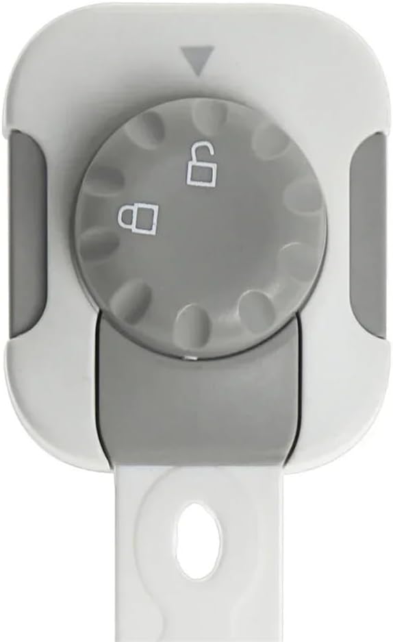 Child Safety Locks Multifunction Plastic Safety Latches for Cabinet Door and Drawer Baby Proof Your Cabinets(10 Pcs)