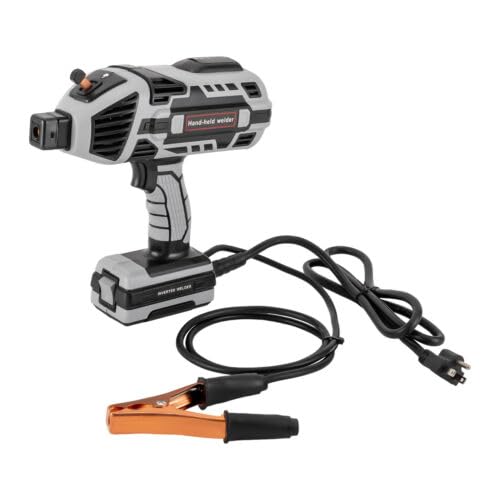 BJTDLLX Portable Welding Machine, 110V 4600W Portable Welder Handheld Welding Machine, 6 Variable Current Adjustment Arc Welder Gun Electric Digital Welder Machine for 2.5mm/0.09inch Wire rods