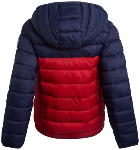 Image of DKNY Boys Puffer Jacket - Midweight Insulated Wind Water Resistant Hooded Puffer Winter Coat - Quilted Winter Jacket for Boys