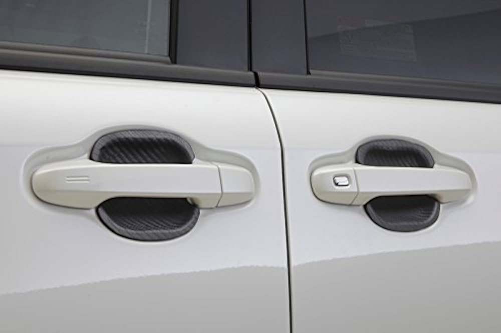 80系ノア/ヴォクシー ドアハンドルアンダープロテクター カバー カーボン調 8P