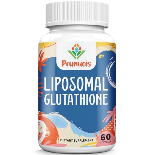 2400MG Liposomal Glutathione, with Vitamin C, Milk Thistle & Alpha-Lipoic Acid, Master Antioxidants, Pure Reduced L-Glutathione - Immune System, Cell Repair, Energy, High Absorption, 60 Softgels