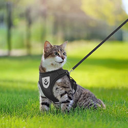 TAILGOO Cat Harness and Leash Escape Proof Set - Soft Breathable Mesh Kitty Vest with Reflective Strip and Durable Leash… - Image 7
