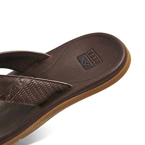 Image of REEF Leather Santa Ana Mens Sandal