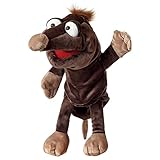 Living Puppets Handspieltiere Handpuppe Knorke der Maulwurf, für Erwachsene und Kinder geeignet, Größe: 36 cm, Handwäsche, W652