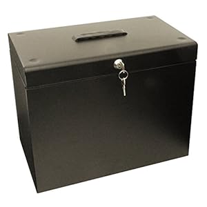 Cathedral Metal home file A4 (black) Box