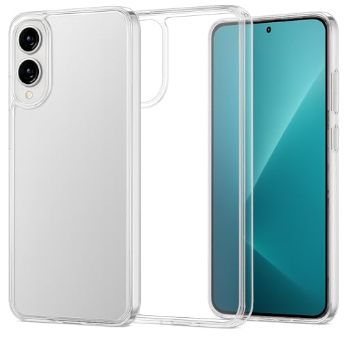 Image of Frosted Slim Matte Military Grade Drop Protection Frosted Lightweight Case Cover Compatible with Samsung Galaxy S25 Edge 5G (2025) (Hard PC Transparent)