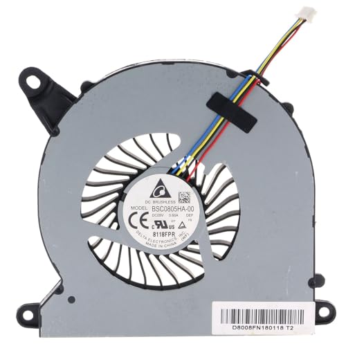 Tradock Ventilateur de refroidissement pour micro-ordinateur central à deux disques durs M.2+SATA3 pour Intel NUC8i7BEH BSC0805HA-00
