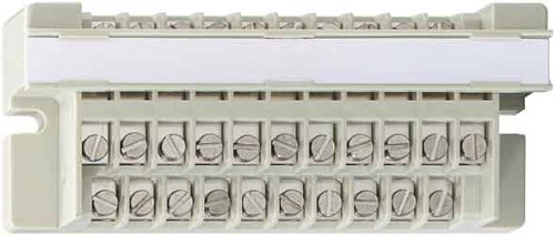 Preisvergleich Produktbild Rutenbeck Anschlußleiste AsLe A10 S / S Fernmeldeleiste 4043921016169