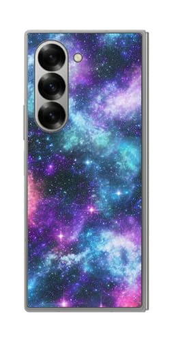 ClearView サムスン Galaxy Z Fold6用 プリント 背面 保護 フィルム 日本製 AI画像SS 星雲A(Nebula A)