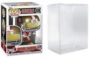 Funko Pop 49ers: Deebo Samuel NFL Series 11 Vinyl Figure with Eco Tek Protector Case