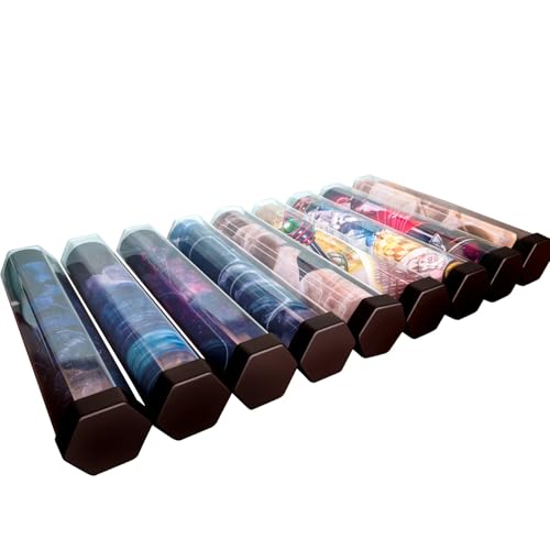 9 PCS Playmat Tube Hexagonal Shape for MTG, YGO, DTCG,PlayMat Poster Holder Tube Large Capacity Design for Standard-Sized and Large Playmats Secure Game Mat Storage (9 PCS) by sabermaster - Used condition - US$20.86