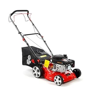 Petrol Self-Propelled Lawn Mower - LONCIN 1P65FE-3 139cc 4 Stroke 3.5hp OHV Powerful Engine 41 cm Cutting Width - Self Propelled - Central adjustable height 25mm - 75mm 40L grass box Ultra-Mow