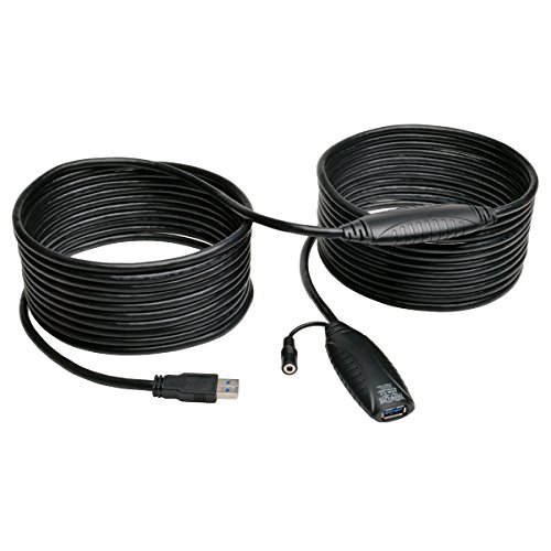 Tripp Lite USB 3.0 SuperSpeed Active Extension Cable Repeater Cable (USB-A M/F) 10M 33' (U330-10M), Gray
