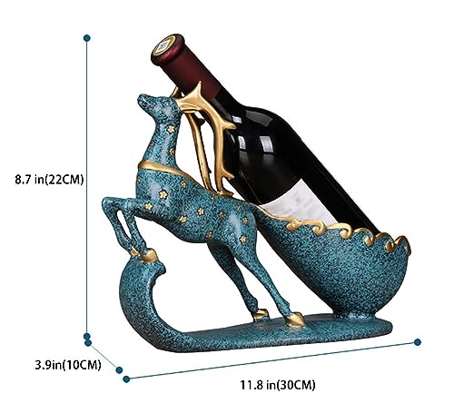 Support de bouteille de vin de comptoir et casier à vin compact pour alcool