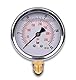 Glyzerin Manometer mit radialem Anschluss, IP65 Edelstahl 63 mm mit unterem Anschluss, 1/4 Glyzerin (0-25 bar)
