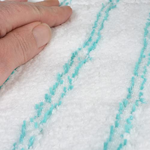 Hypafol rückenschonender Bodenwischer | Wischmopp-Komplettset | 90-180 cm Teleskopstiel aus Aluminium inkl. 40 cm Mikrofaser Bezug mit Borsten | Wischmopphalterung mit Fußklick-Drehgelenk – Bild 5