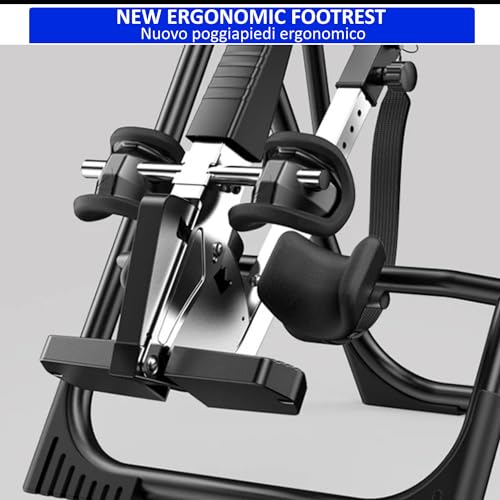 Gravity Professionele inversiebank met hoofdsteun, inversiemachine, robuust, 4 hoeken, totaal - Afbeelding 5