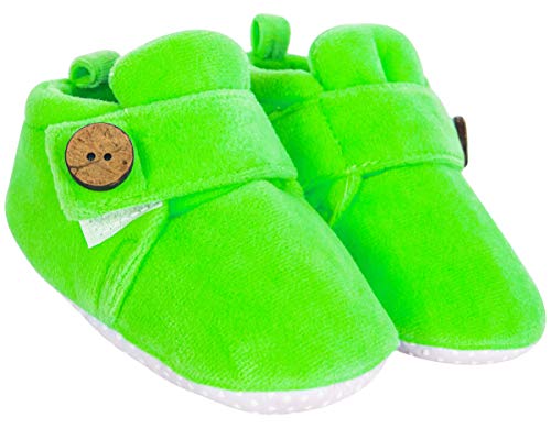 Image of Neska Moda Baby Boys & Baby Girls 6 to 12 Months Velvet Booties