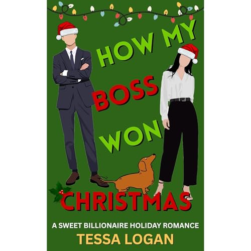 How My Boss Won Christmas Audiolibro Por Tessa Logan arte de portada