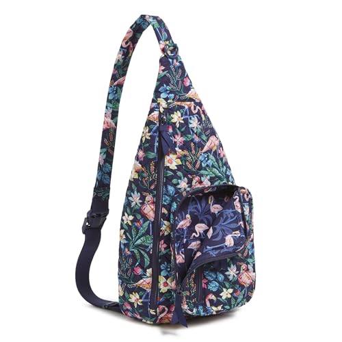 Image of Vera Bradley Women's Cotton Sling Backpack Bookbag