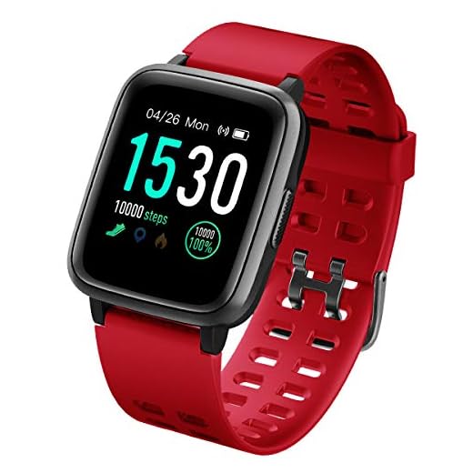 LATEC Pulsera Actividad Reloj Inteligente Impermeable IP68 Smartwatch Pantalla Táctil Completa con Pulsómetro Cronómetro Pulsera Deporte para Hombres Mujeres Niños con iOS y Android