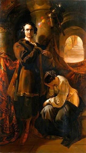 Toile art Macready par Daniel Maclise impression haut de gamme 60x90cm pour collectionneur