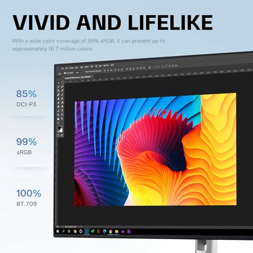 Image of FKA P2725HE Monitor - 27 Inch, Full HD 1080p (1920 x 1080), 16:9 IPS, 27 Inch Computer Monitor Screen with DisplayPort, Type-C, and USB-C Cables (1 Pack, New)