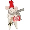 Primitive christmas if you dont believe felt mouse for kitchen farmhouse holiday home decor  urban country home decor