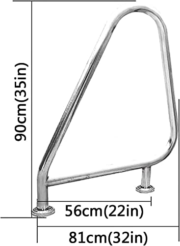 Barandal para piscina con base y accesorios completos miniatura 5