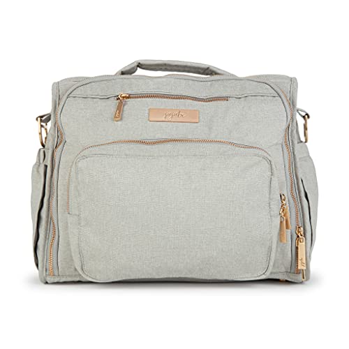 JuJuBe BFF Convertible Large Unisex Diaper Bag Backpack for Travel with Memory Foam Changing Pad, Machine Washable