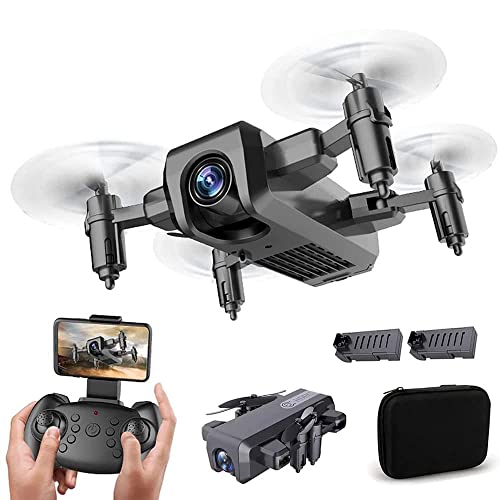 UJIKHSD Drone con Cámara 4K HD FPV Live Video 2 Baterías Y Estuche De Transporte, Drone con Retención De Altitud, Sígueme Y Retorno Automático, Fácil De Usar para Principiantes Cover