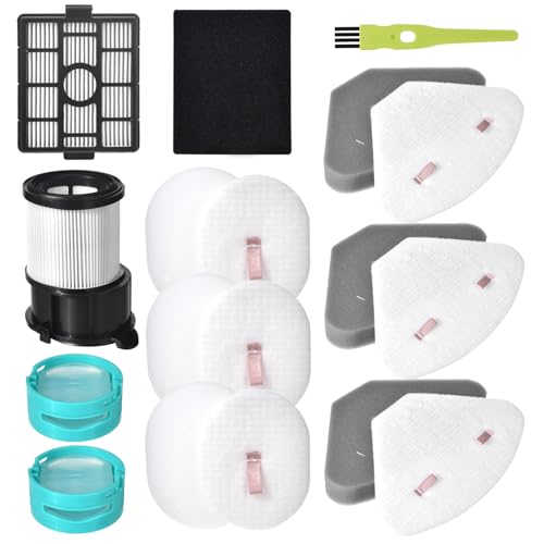 10 Stück Ersatzteile kompatibel mit PowerDetect Akku-Staubsauger IP3251EUT IP3225EUT IP3257EUT IP3251 IP3251C IP3252 IP3253EUT Bürsten & Filter