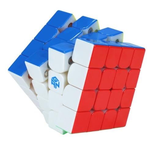 Image of GAN 460 4x4 V2 Magnetic Speed Cube | UV Coated Glossy Finish & Dual Track Mechanism | 160 Magnets, Thicker Outer Layers & Anti-Pop System Professional Puzzle