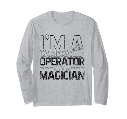 Operador de Cámara Filmación Cameraman Cámaras Camerawoman Manga Larga Operador de Cámara Filmación Cameraman Cámaras Camerawoman Manga Larga