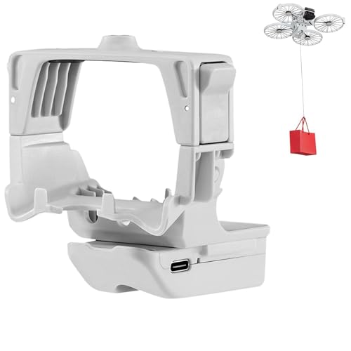 OURHZTB Dispositivo de liberación de gotas de aire compatible con DJI FLIP Drone, sistema de lanzamiento de transporte de entrega aérea para anillo de boda, anzuelo de pesca, regalo de fiesta en la