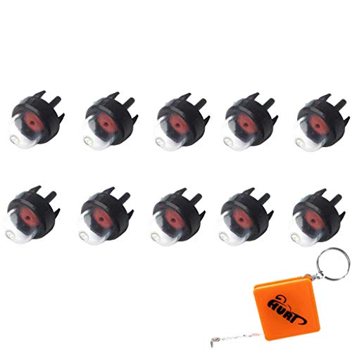 HURI 10pcs UP04033 300780001 300780002 300780004 Snap in Primer Bulb Air Purge for Poulan Ryobi Homelite Toro Craftsman Blower Weedeater Trimmer