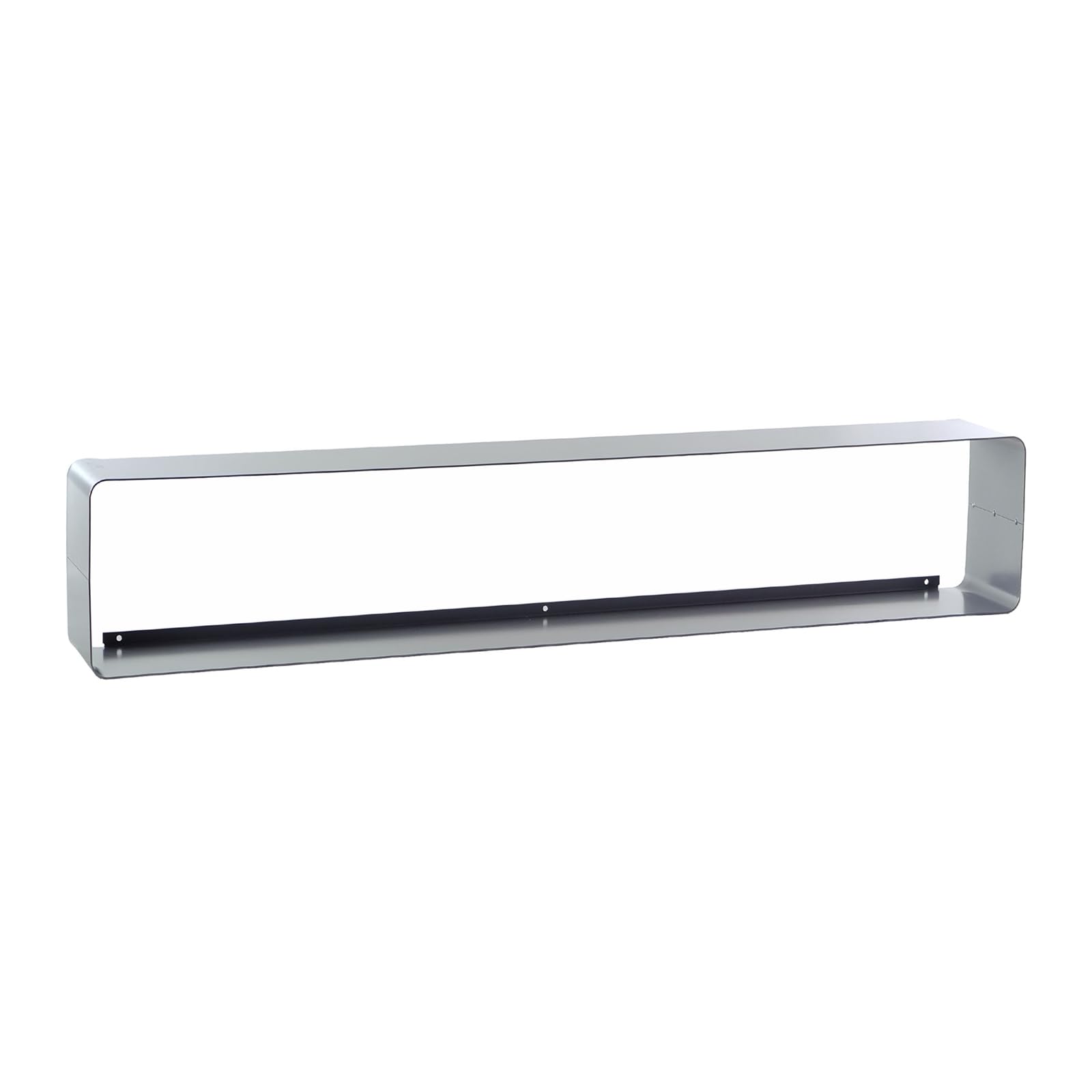 SCAFFALE Mobile Porta CD in Stile Retro | 80 cm, Metallo, APX. 70 cds, Argento | scaffale da Parete