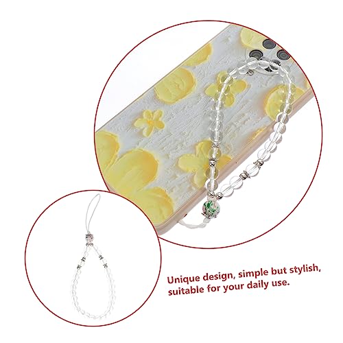 NOLITOY 2 Peças Cordão De Cristal Para Celular Com Acabamento Em Strass Pulseira Para Carteira Capa