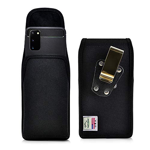 Turtleback Belt Clip Case Designed for Galaxy S20 (2020) Vertical Holster Black Nylon