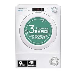 ASCIUGATRICE SMART PRO: versatile e veloce, con cicli rapidi sotto i 90 minuti per le esigenze quotidiane; la funzione Super Easy Iron, con sensore Smart e movimento alternato del cestello, riduce pieghe e grovigli, dimezzando il tempo di stiratura A...