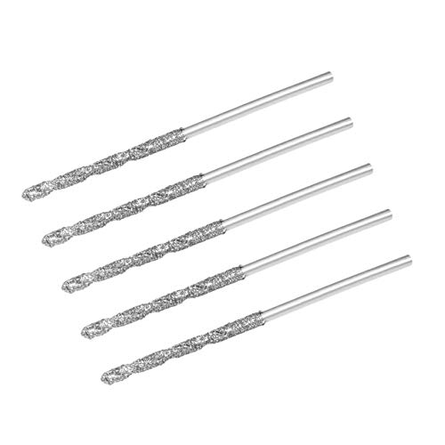 PRINDIY - Broca Espiral (Acero rápido, Revestimiento de Diamante, 1,5 mm, 5 Unidades), 1.2mm