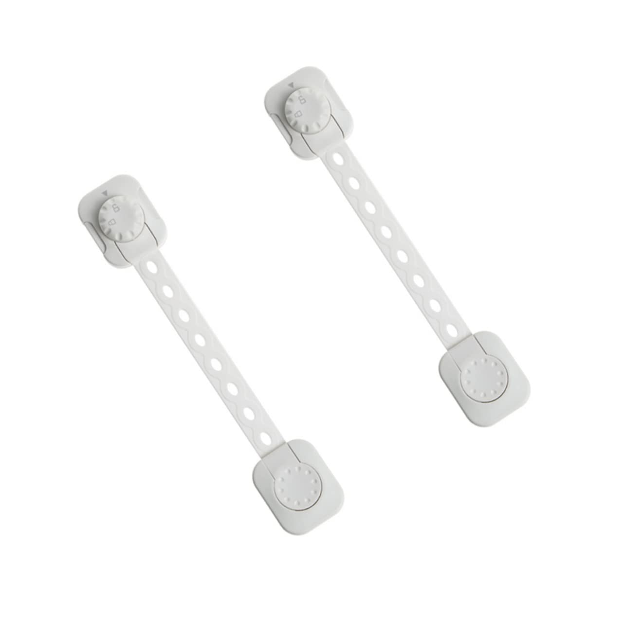 UPKOCH 12piezas Cerraduras De Seguridad Ajustables Para Cinta Multifuncional Para Armarios y Refrigeradores